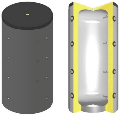 Akumulačná nádrž TPSM1000 s izoláciou